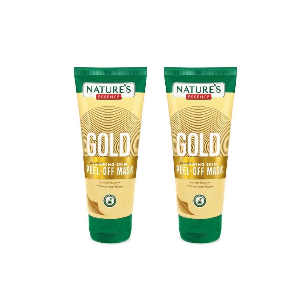 Buy Nature's Essence Gold Peel-Off Mask, 65 ml Pack of 2 - Purplle