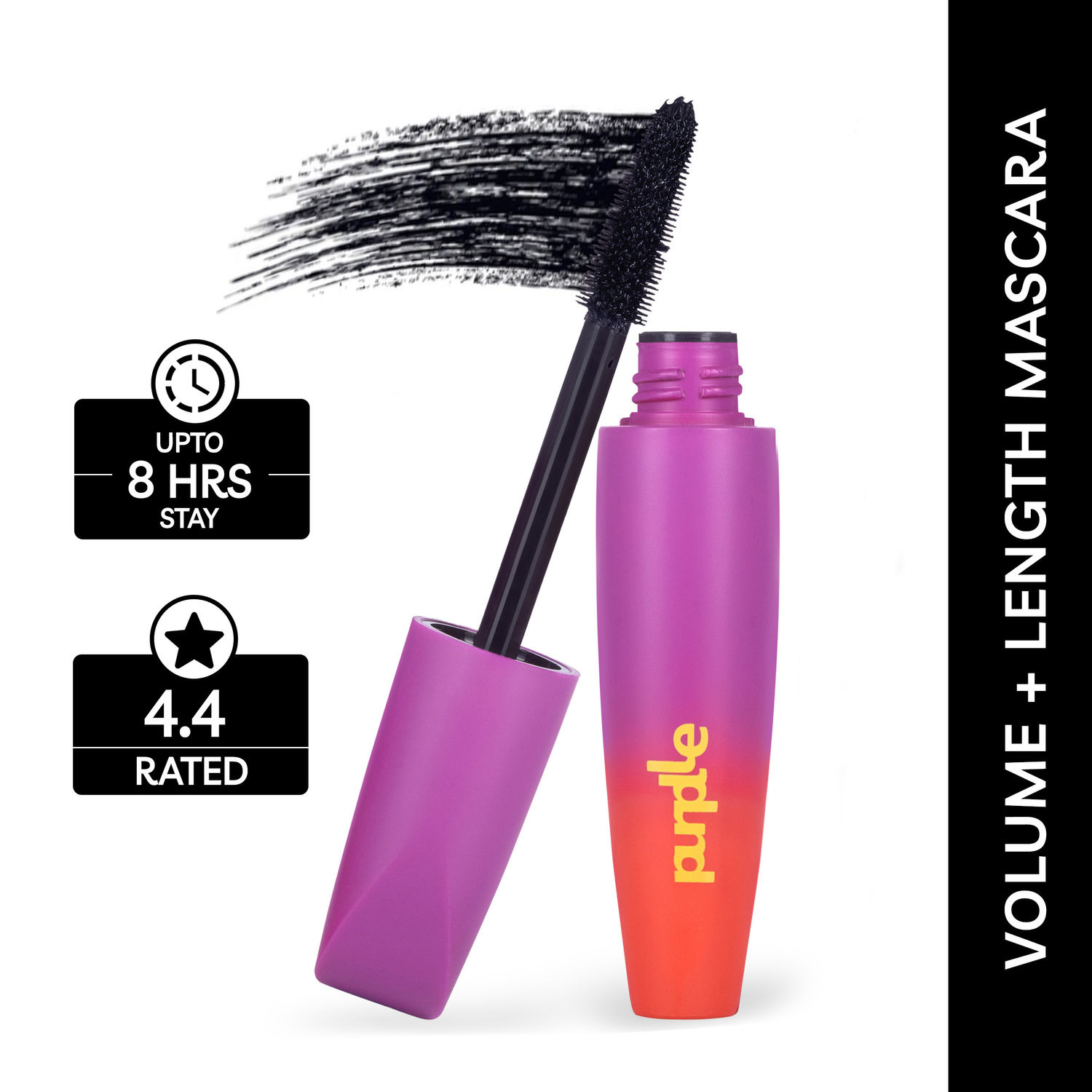 Buy Purplle VIVIFY Max Volume + Length Mascara | Volumizing | Lenghtening | Long lasting | Smudgeproof (9.5 gm) - Purplle