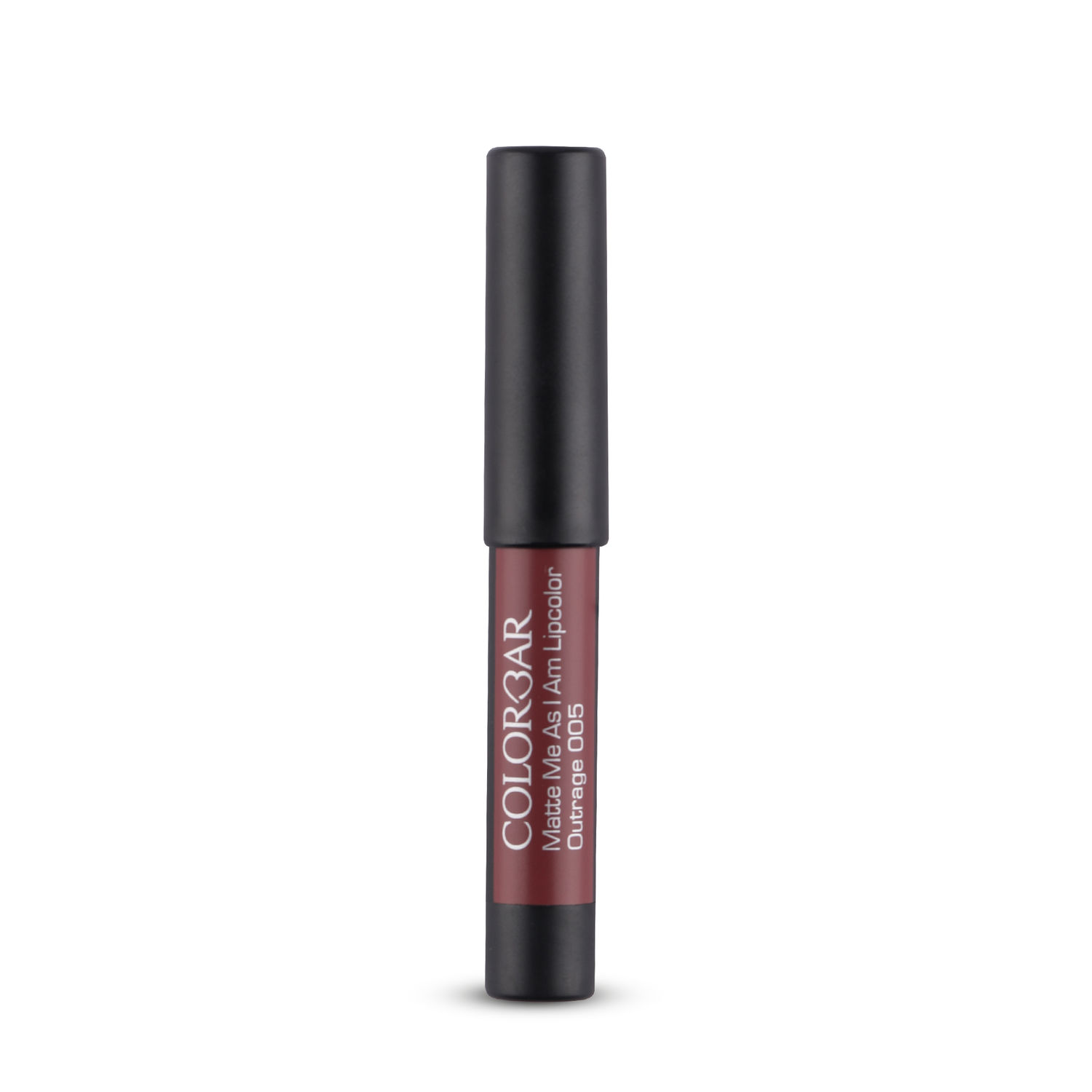 Buy Colorbar Cosmetics Matte Me As I Am Lipcolor Mini-Outrage - Purplle