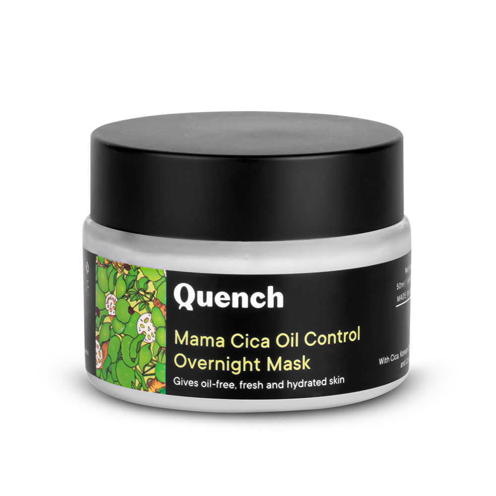 Buy Quench 2% Niacinamide Night Cream (Overnight Korean Mask) With Cica For Oil Control & Acne-Free Skin - 50ml - Purplle