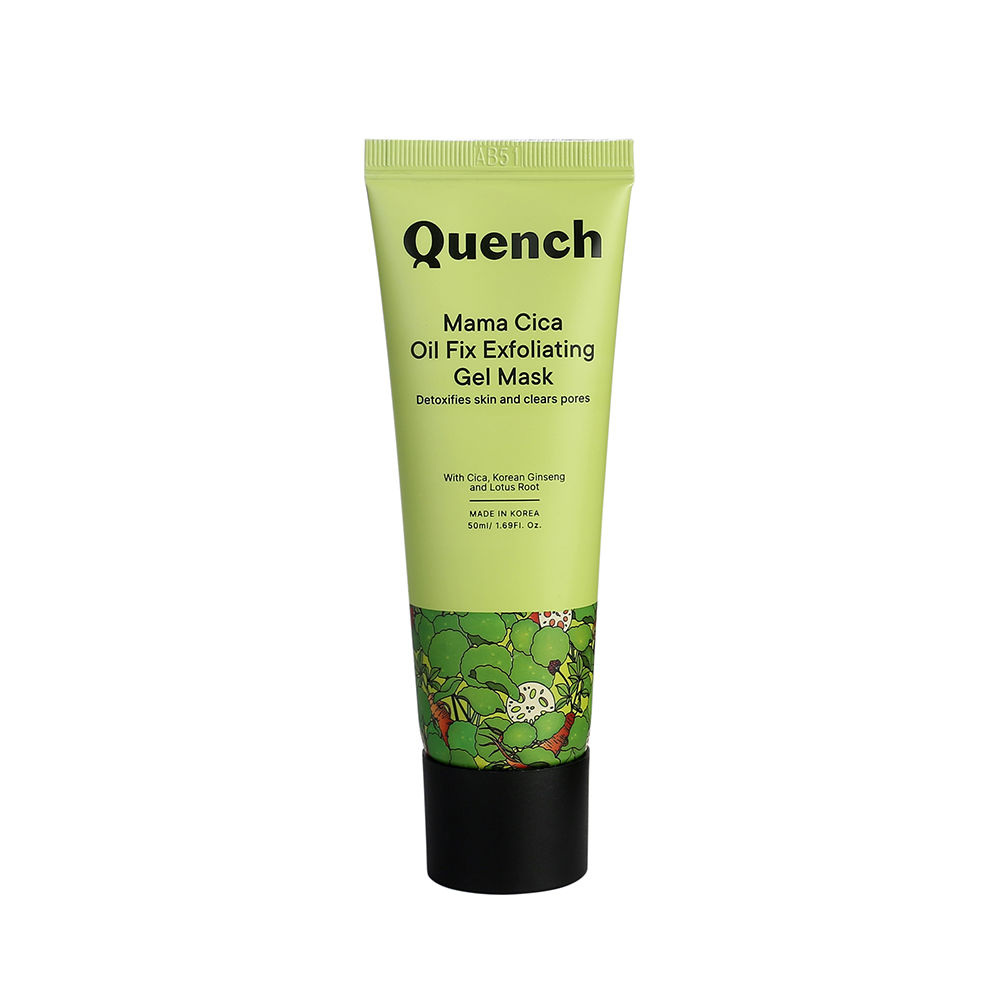 Buy Quench Oil Fix Exfoliating Night Cream (Gel Mask) With Cica & Korean Ginseng For Glowing Skin - 50ml - Purplle