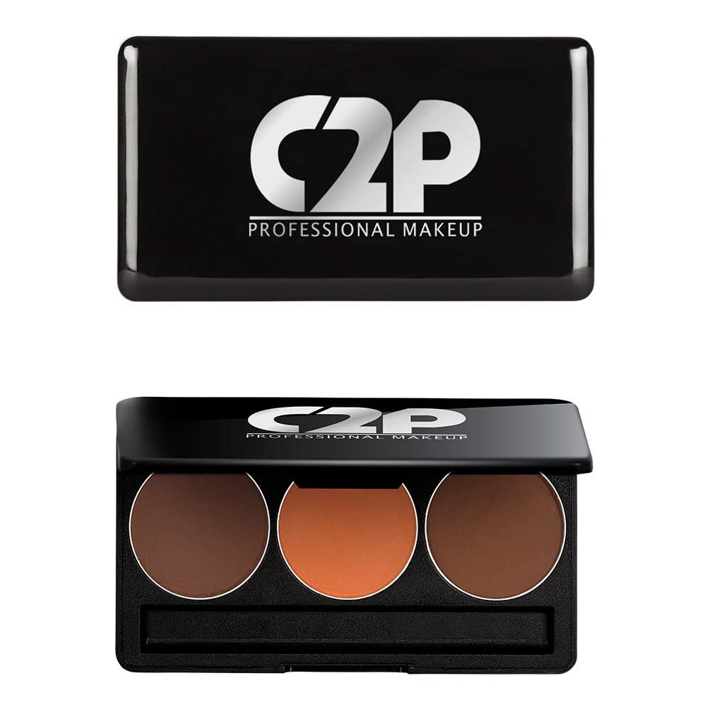 Buy C2P Pro Professional Basic Makeup Trio 1 (Blusher & Contour) - Purplle