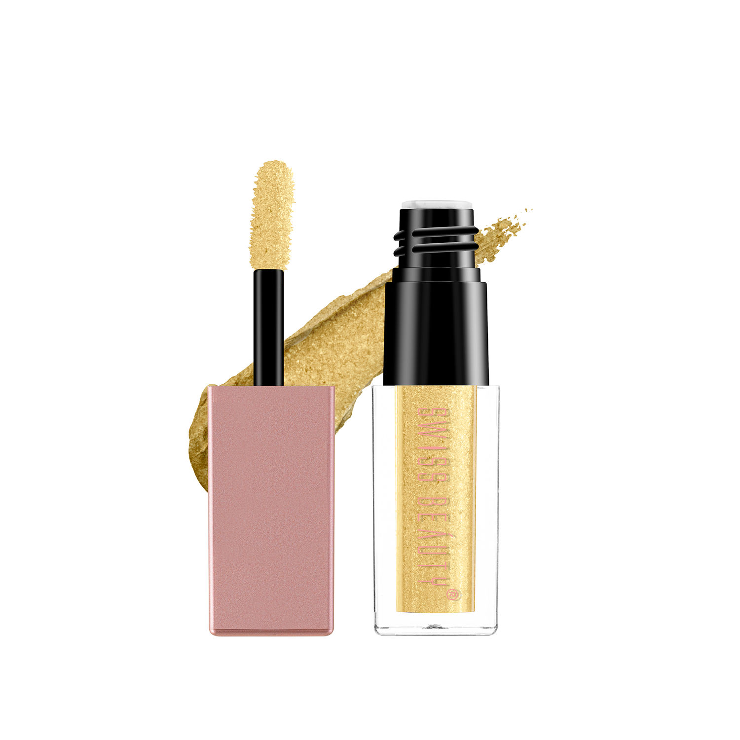 Buy Swiss Beauty Metallic Liquid Eyeshadow - Gold -01 (3 ml) - Purplle
