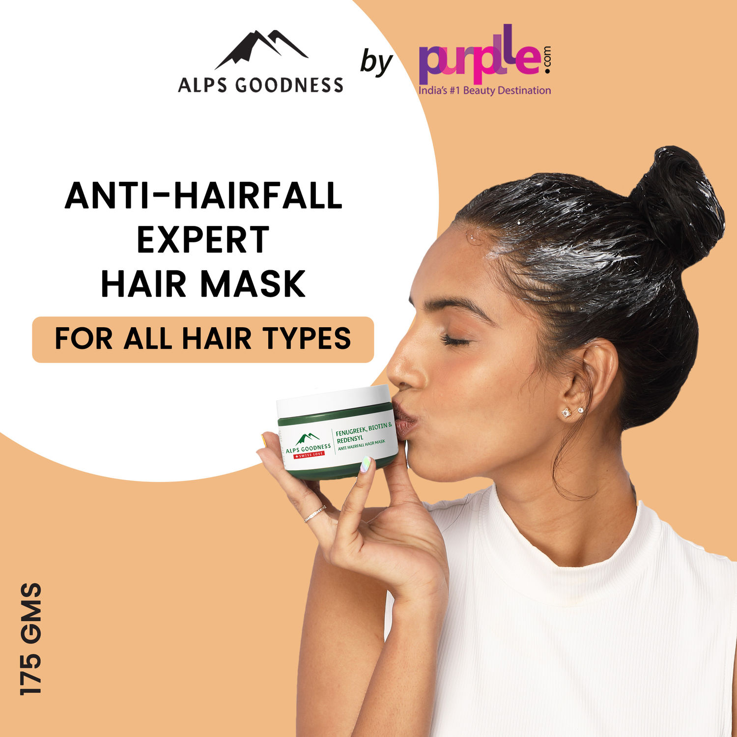 Buy Alps Goodness Fenugreek, Biotin & Redensyl Anti Hair Fall Hair Mask (175 g)| Hairfall Hair Mask| Alps Goodness Hair Mask - Purplle