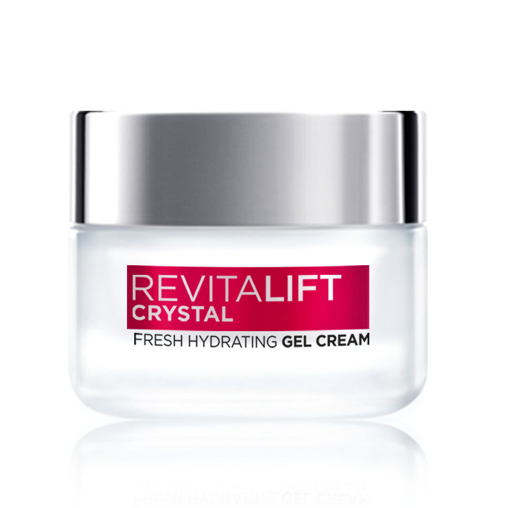 Buy L'Oreal Paris Revitalift Crystal Gel Cream | Oil-Free Face Moisturizer With Salicylic Acid |(50 ml) - Purplle