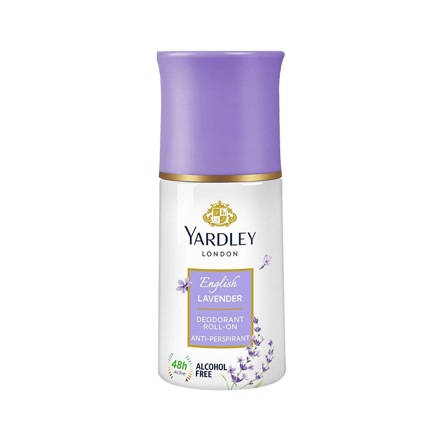 Buy Yardley London Deodorant Roll On Anti Perspirant, English Lavender, 50ml - Purplle