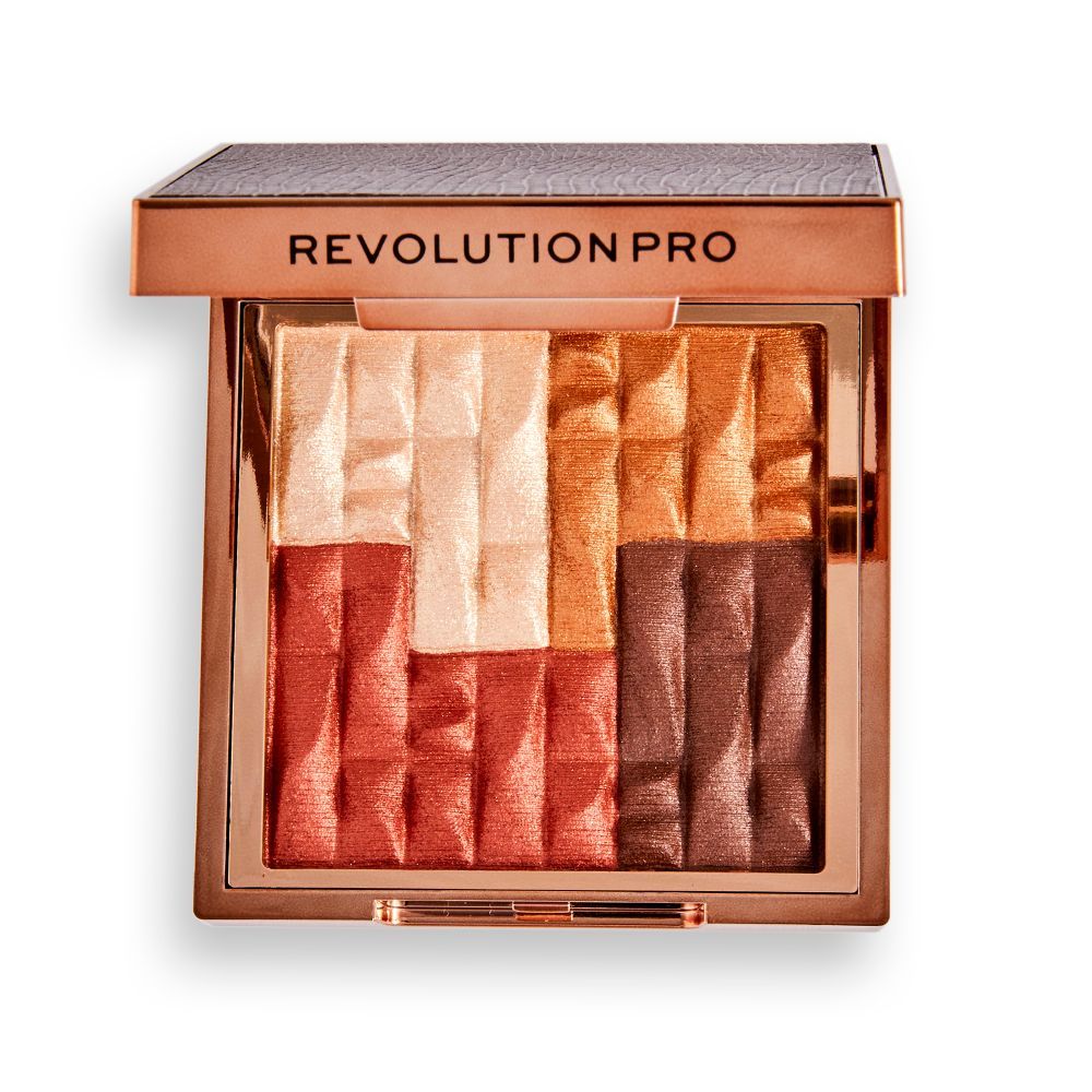Buy Revolution Pro Goddess Glow Shimmer Brick Deserted 8 GM - Purplle