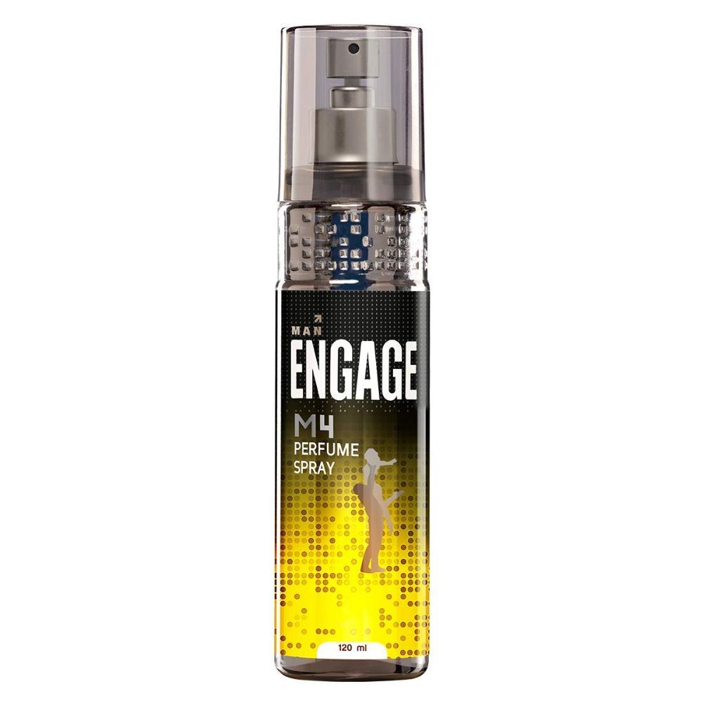 Buy Engage M4 Perfume Spray For Men, Spicy and Lavender, Skin Friendly, 120ml - Purplle