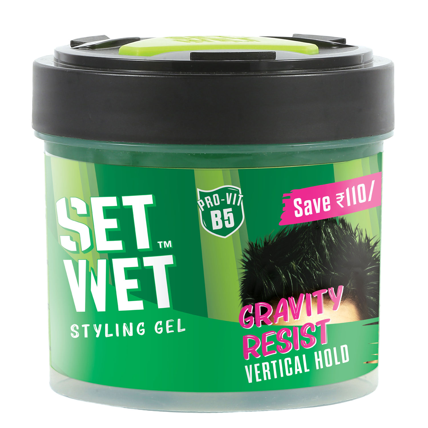 Buy Set Wet Hair Gel for Men, Vertical Hold, Strong Hold, Jar (250 ml) - Purplle