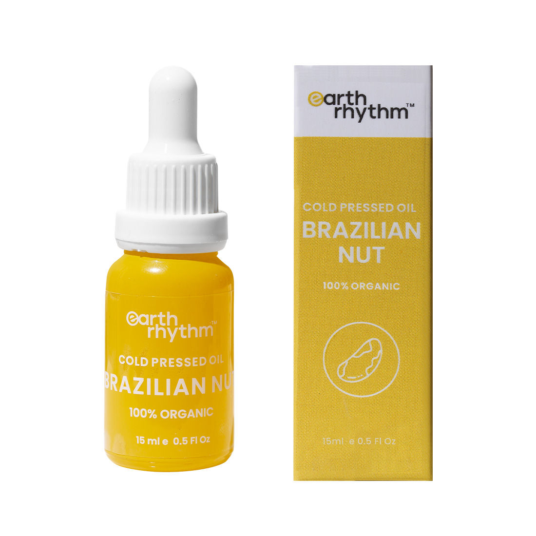 Buy Earth Rhythm Brazilian Nut Cold Pressed Facial Oil | Smoothen Skin, Reduce Appearance of Fine Lines, Encourages Cellular Repair | for All Skin Types | Men & Women - 15 ML - Purplle