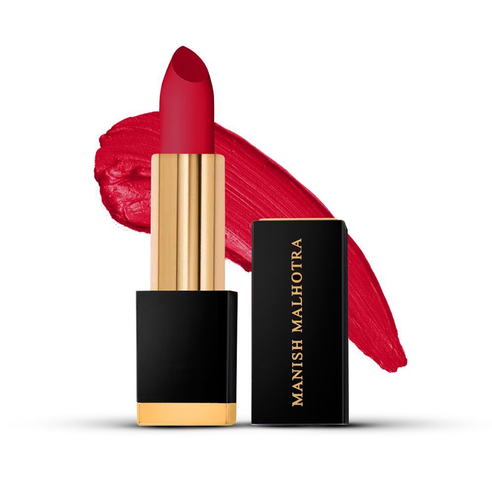 Buy Manish Malhotra Beauty By MyGlamm Soft Matte Lipstick-Scarlet Dream -4gm - Purplle