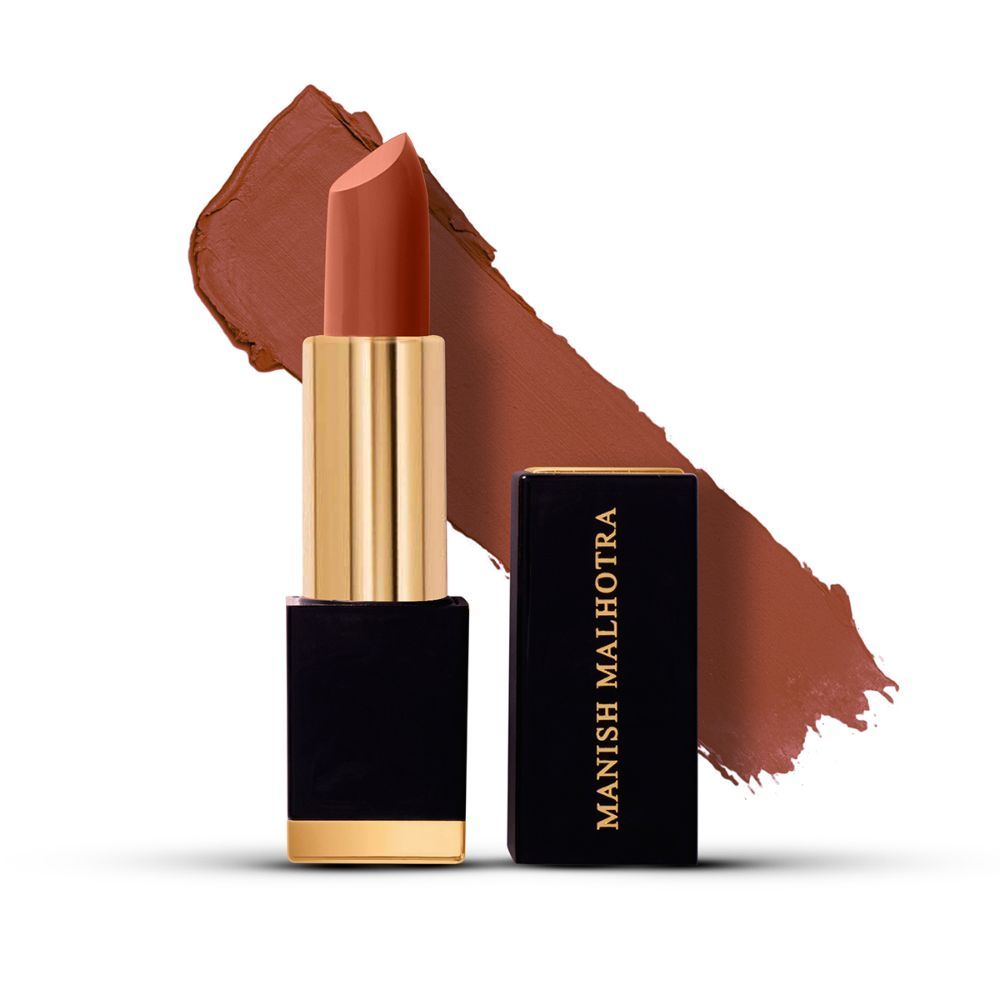 Buy Manish Malhotra Beauty By MyGlamm Hi-Shine Lipstick-Almond Creme-4gm - Purplle