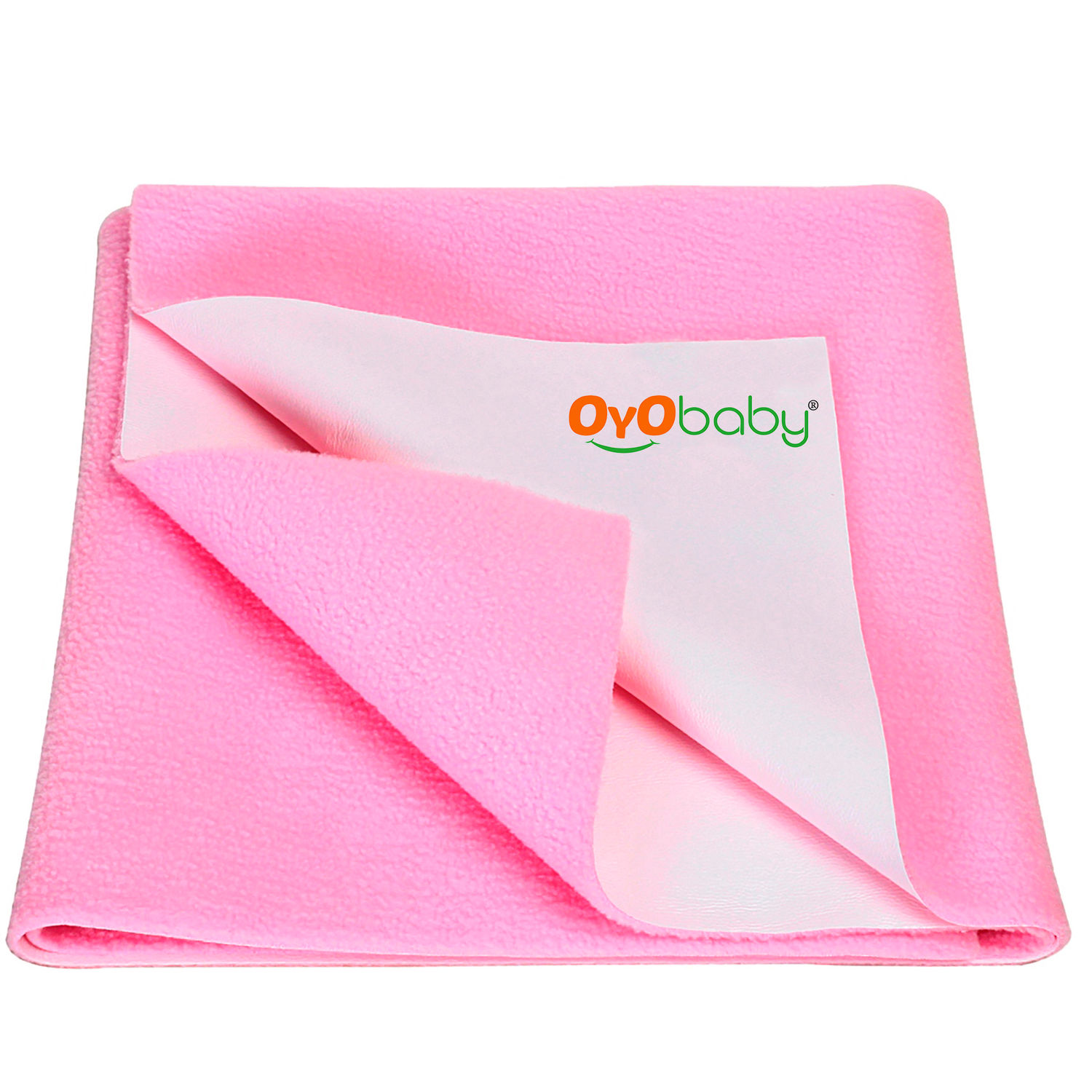 OYO Baby Waterproof Bed Protector Baby Dry Sheet Large Pink 140