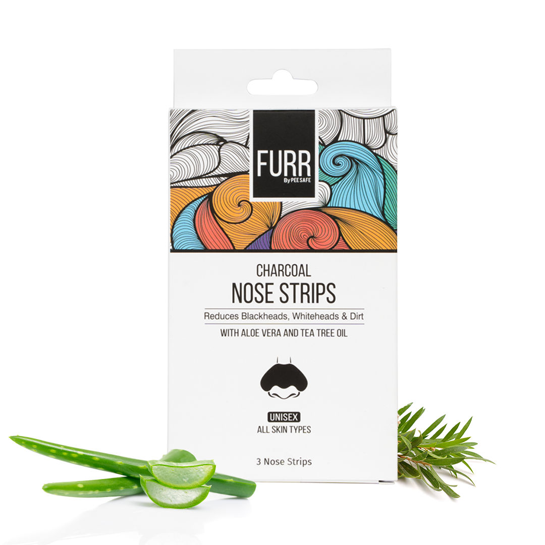 Buy FURR By Pee Safe Charcoal Nose Strips Pack Of 3 (Pc-9) - Purplle
