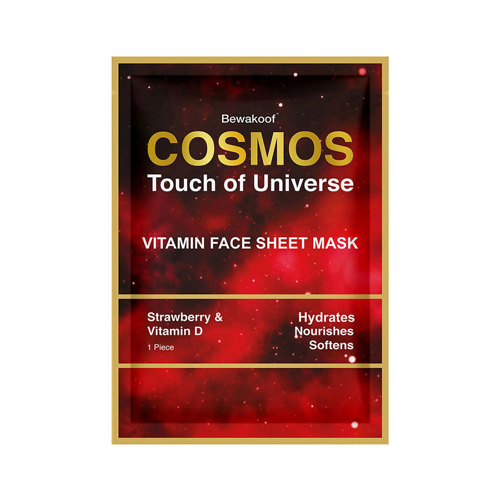Buy Cosmos by Bewakoof Magic Vitamin Face Sheet With Strawberry & Vitamin D - Purplle