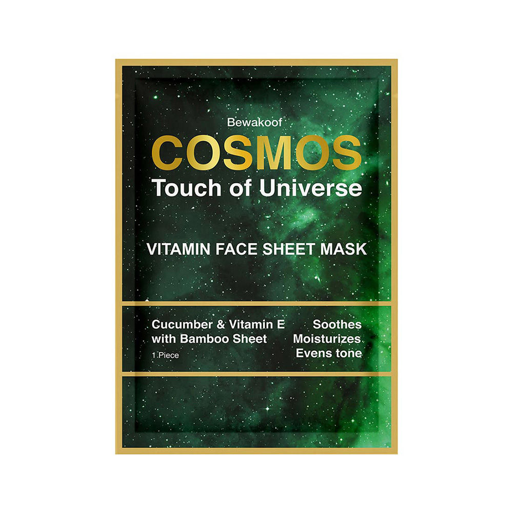 Buy Cosmos by Bewakoof Magic Vitamin Face Sheet With Cucumber Vitamin E & Bamboo Sheet - Purplle
