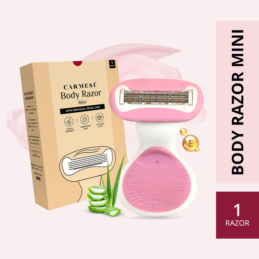 Buy Carmesi Body Razor Mini - Pink - Purplle