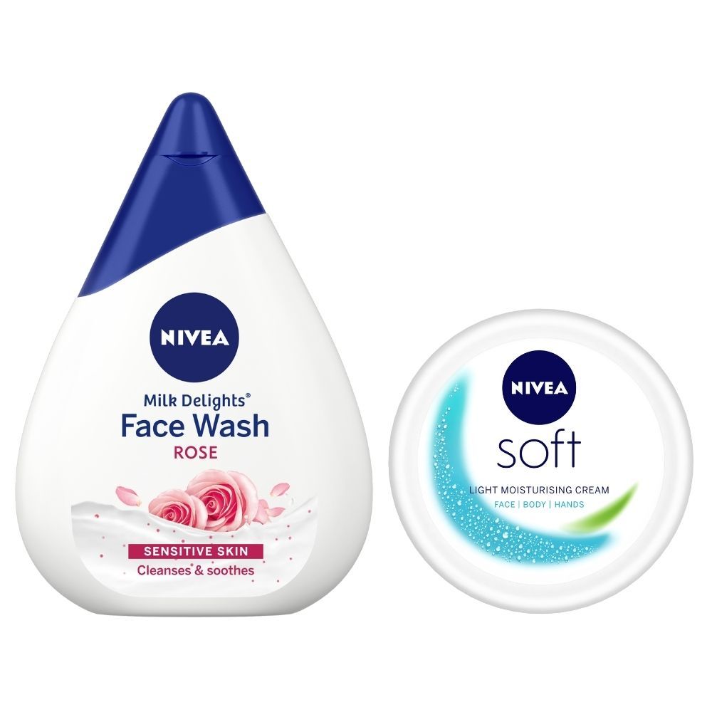 Buy Nivea Soft Face Combo - Purplle