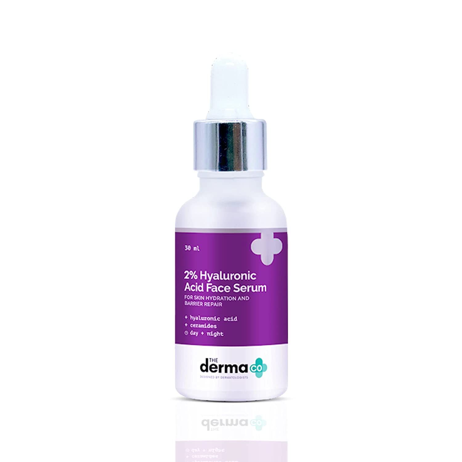 Buy The Derma Co. 2% Hyaluronic Acid Face Serum for Skin Hydration & Barrier Repair, With Hyaluronic Acid and Ceramides- 30ml - Purplle