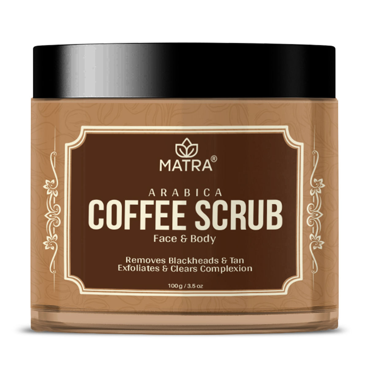 Buy Matra Arabica Coffee Scrub for Face and Body for Tan Removal and Blackheads | Exfoliating Scrub with Coconut & Vitamin E for Women & Men | Paraben & Sulphate Free for All Skin Types - Purplle