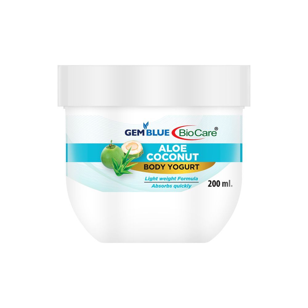 Buy Gemblue Biocare Aloe Coconut Body yogurt, (200 ml) - Purplle