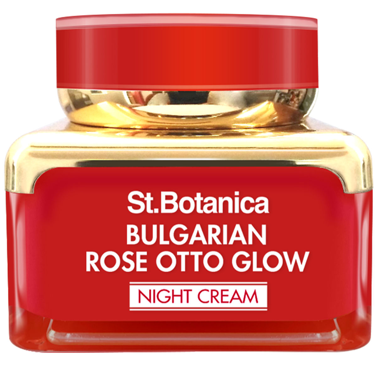 Buy StBotanica Bulgarian Rose Otto Glow Night Cream 50g - Purplle