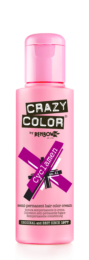 Buy CRAZY COLOR CYCLAMEN-41 - 100 ML Bottle - Purplle