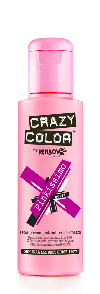 Buy CRAZY COLOR PINKISSIMO- 42 - 100 ML Bottle - Purplle