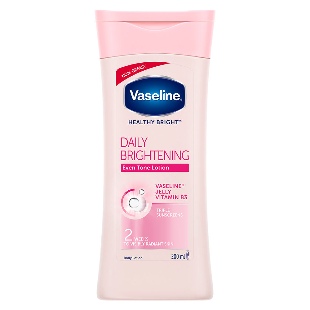 Buy Vaseline Healthy Bright Daily Brightening Body Lotion (200 ml) - Purplle