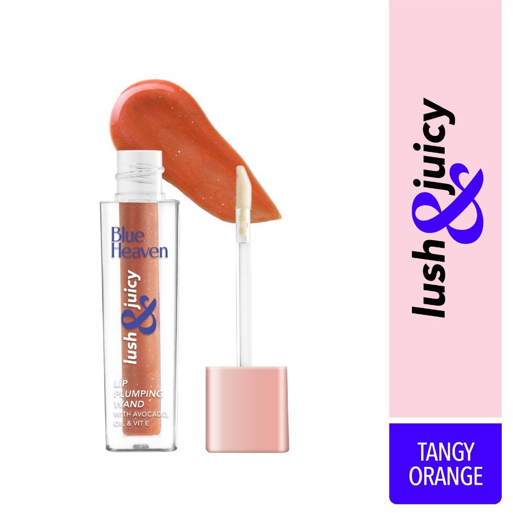 Buy Blue Heaven Lush & Juicy Lip Plumping Wand, tangy orange - Purplle