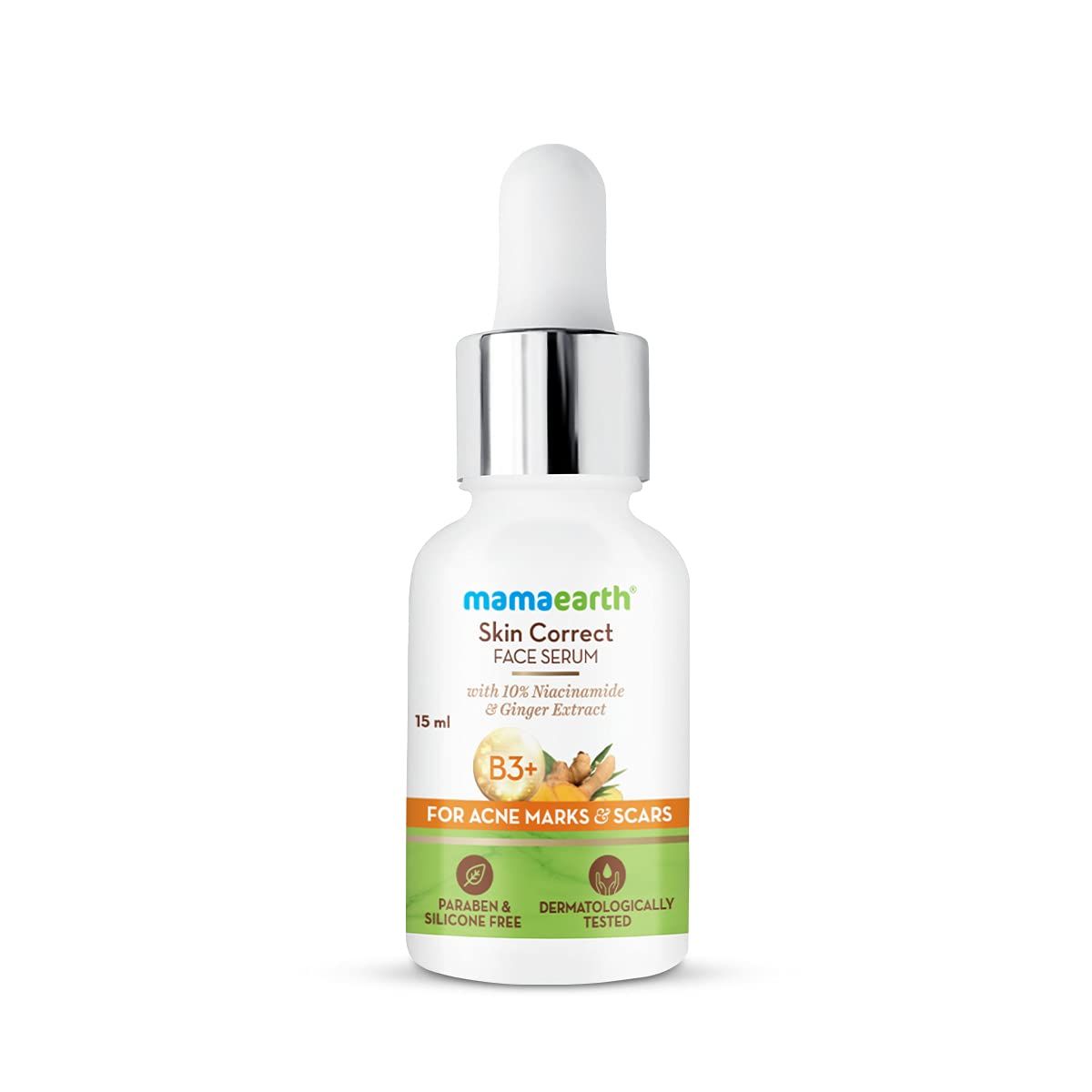 Buy Mamaearth Skin Correct Face Serum with Niacinamide and Ginger Extract for Acne Marks & Scars - 15 ml - Purplle