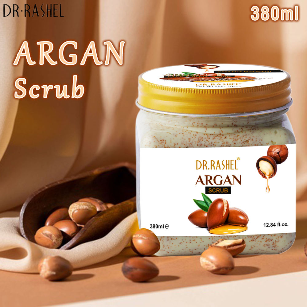 Buy Dr.Rashel Deep Nourishment Argan Face and Body Scrub For All Skin Type (380 ml) - Purplle