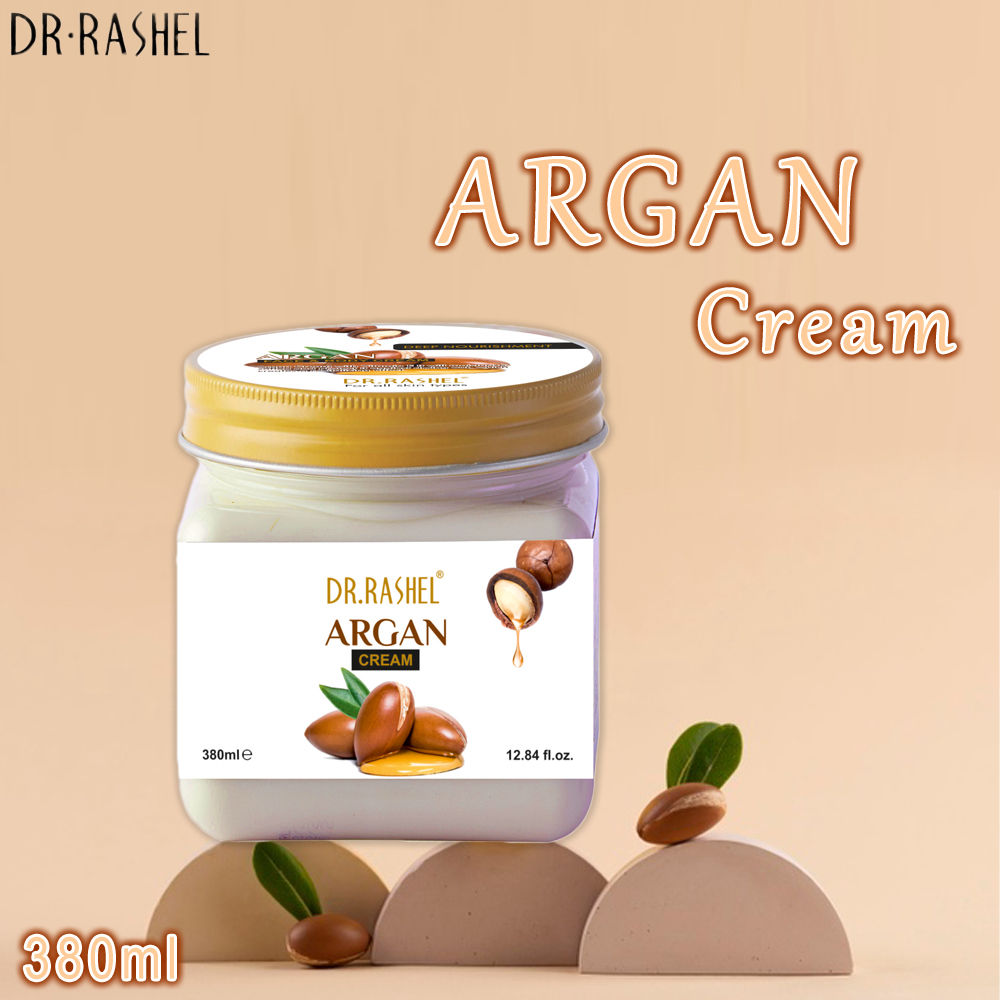 Buy Dr.Rashel Deep Nourishment Argan Face And Body Cream For All Skin Type (380 ml) - Purplle