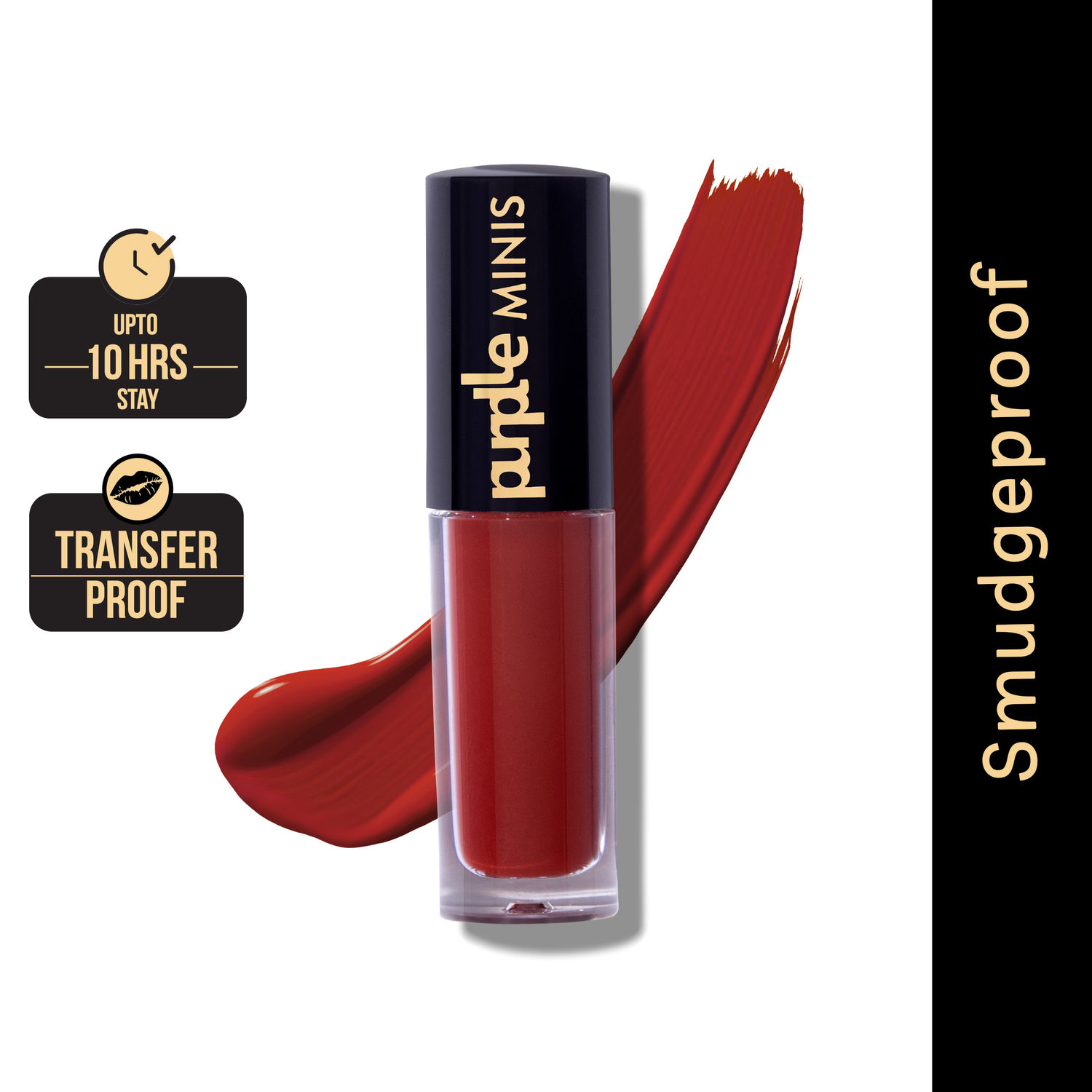Buy Purplle Ultra HD Matte Mini Liquid Lipstick, Red - My First Hook-up 11 | Highly Pigmented | Non-drying | Long Lasting | Easy Application | Water Resistant | Transferproof | Smudgeproof (1.6 ml) - Purplle