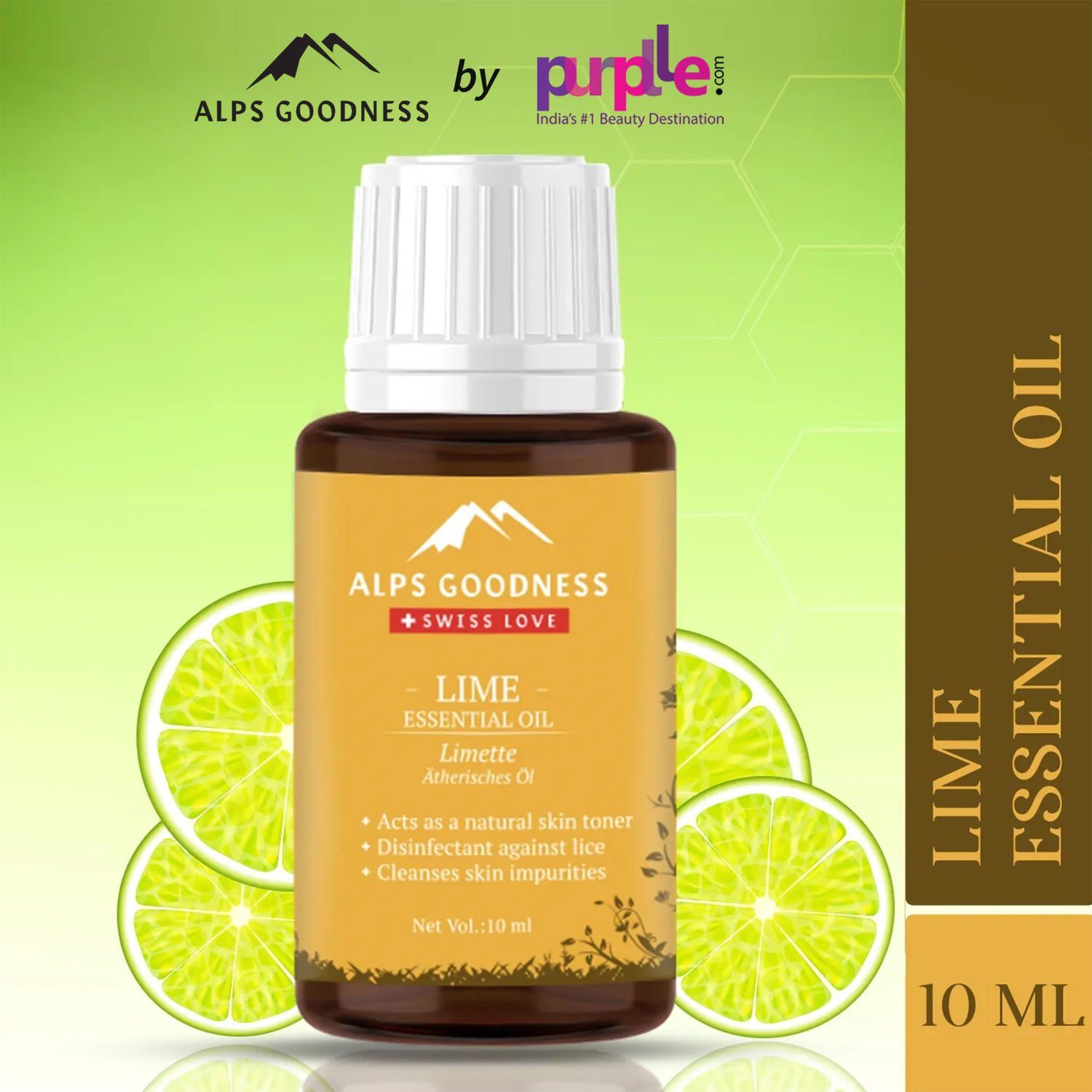 Buy Alps Goodness Pure Essential Oil - Lime (10 ml) - Purplle