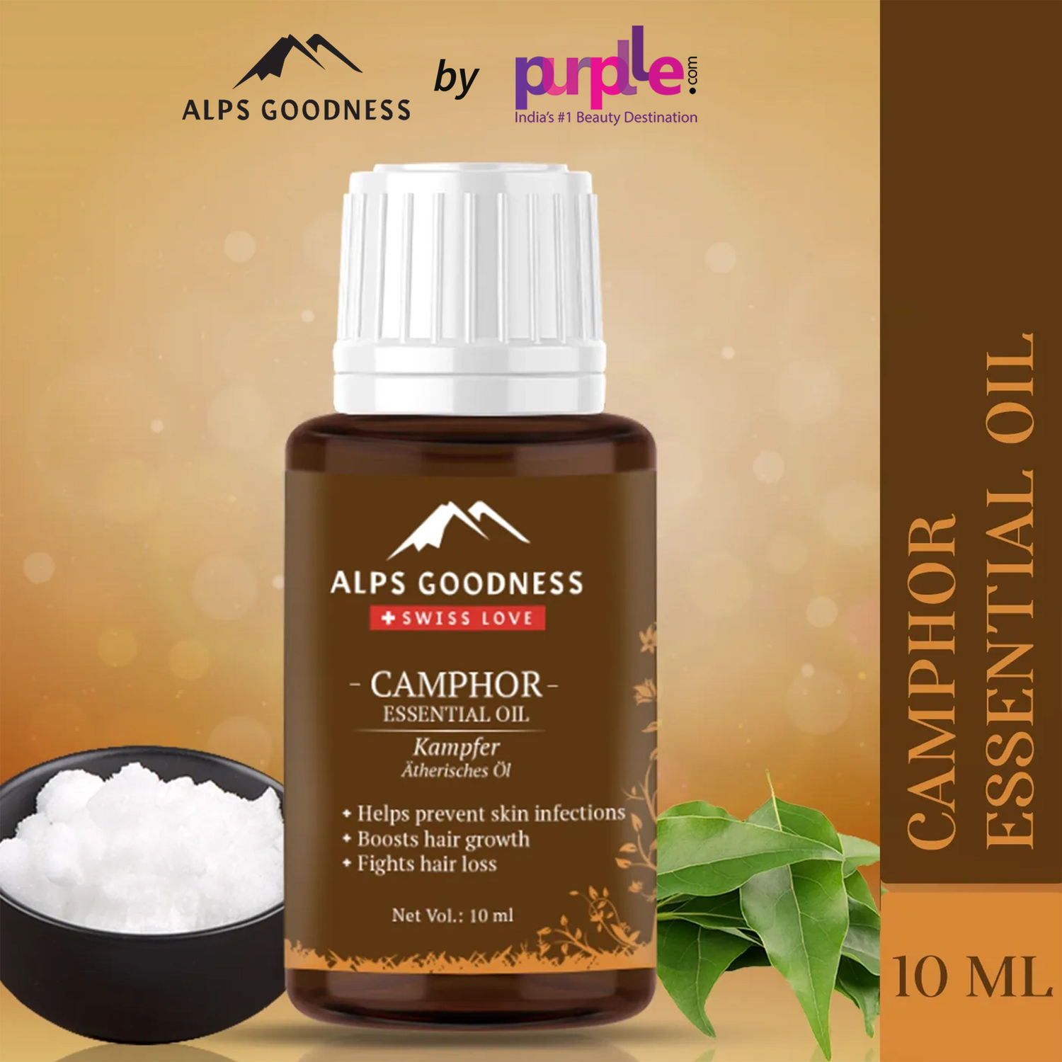 Buy Alps Goodness Pure Essential Oil - Camphor (10 ml) - Purplle