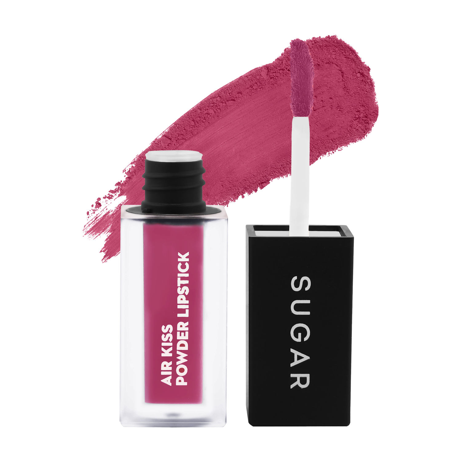 Buy SUGAR Cosmetics Air Kiss Powder Lipstick - 02 Candyfloss - 2 gm |Super Pigmented | Transfer-proof and Water-resistant | Matte Finish - Purplle