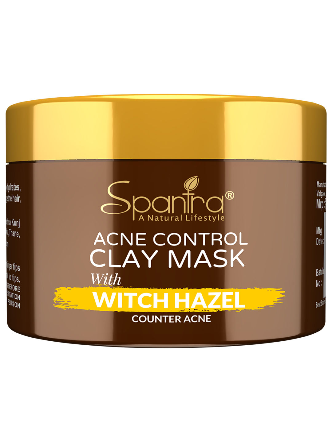 Buy Spantra Acne control with Witch Hazel Clay Mask (125 g) - Purplle