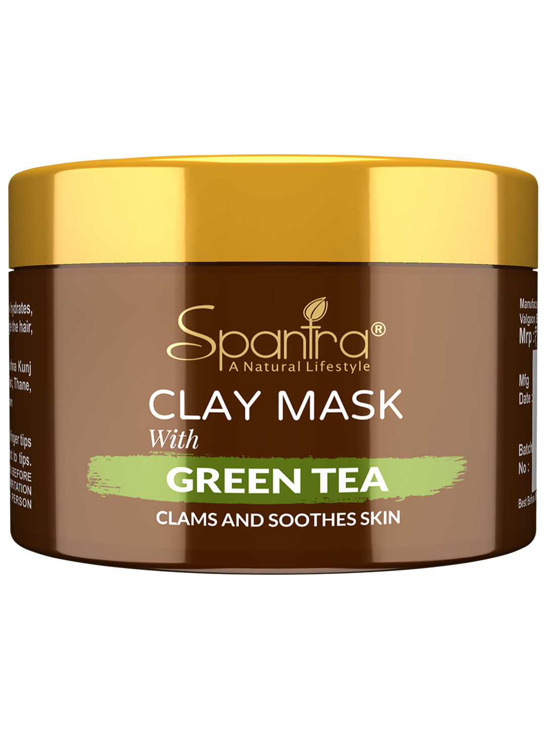 Buy Spantra Green Tea Clay Mask (125 g) - Purplle