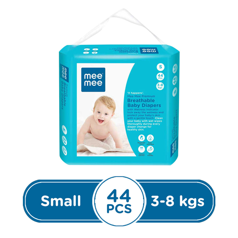 Mee Mee Premium Breathable Baby Diapers With Wetness Indicator