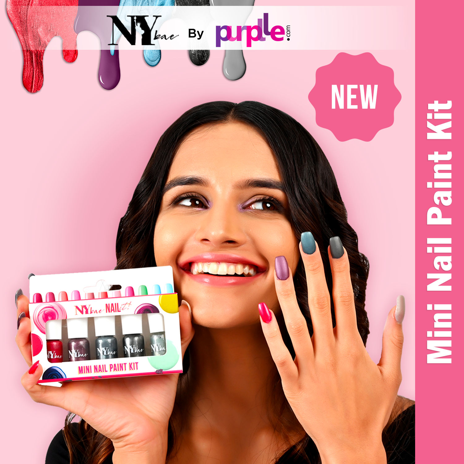 5 Glamorous Nail Polish Kit + FREE Remover Wipes – Verymiss