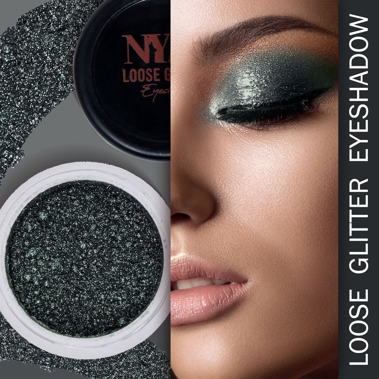 NY Bae Loose Glitter Eyeshadow - Emerald Green 09 (2 g)