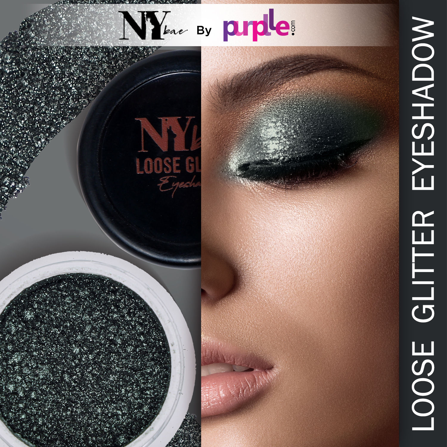 NY Bae Loose Glitter Eyeshadow - Shimmery Green 12 (2 g)