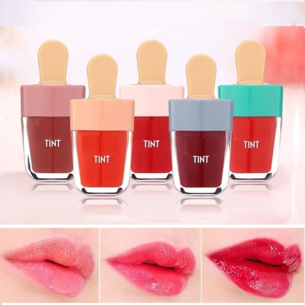 Buy Pack of 5 Moisturizing Long Lasting Ice Cream Lip Tint Lipsticks - Purplle