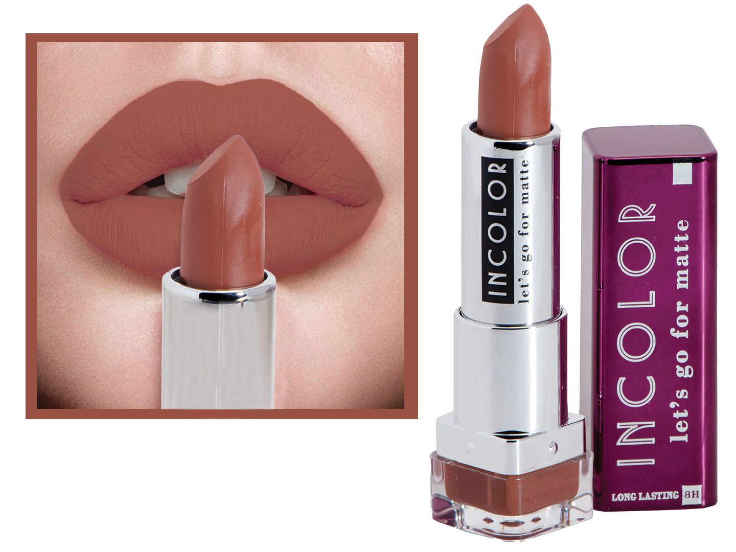 Buy Incolor Lets Go For Matte Lipstick 17 Oblivion 3.7 g - Purplle