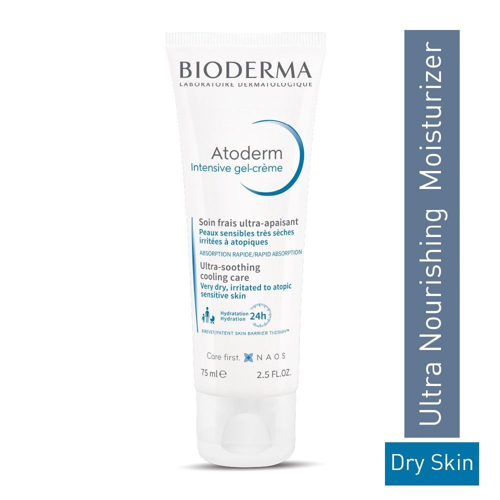 Buy Bioderma Atoderm Intensive Gel Creme for Anti-itching, lipid-replenishing treatment, 75ml - Purplle