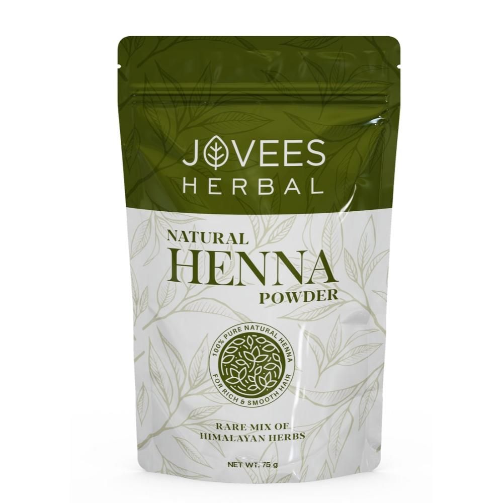 Buy Jovees Herbal Mehandi/Henna Powder | With Amla, Shikakai & Brahmi Powder | For Extra Conditioning | Control Hair Fall & Repairs Damaged Hair 75g - Purplle