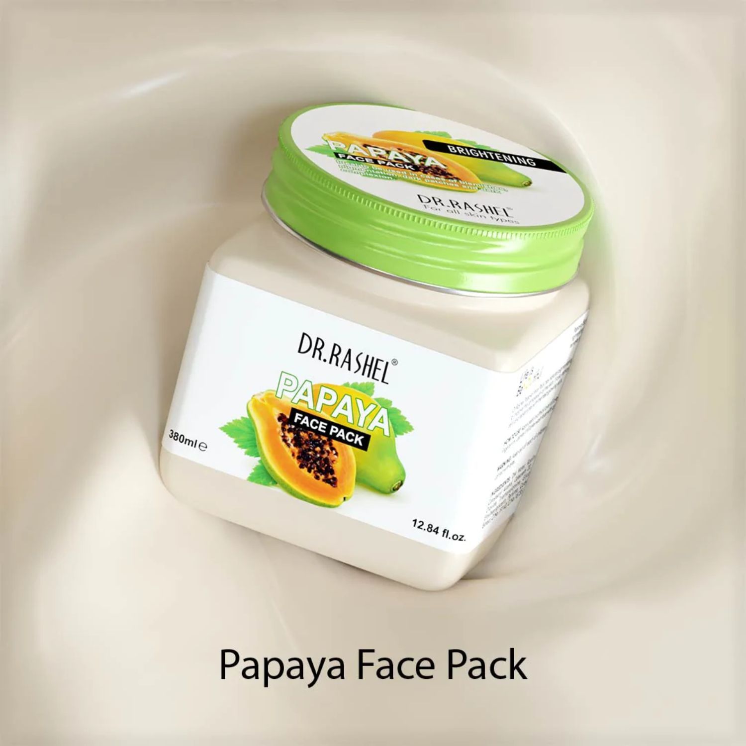 Buy Dr.Rashel Brightening Papaya Face Pack For All Skin Type (380 ml) - Purplle