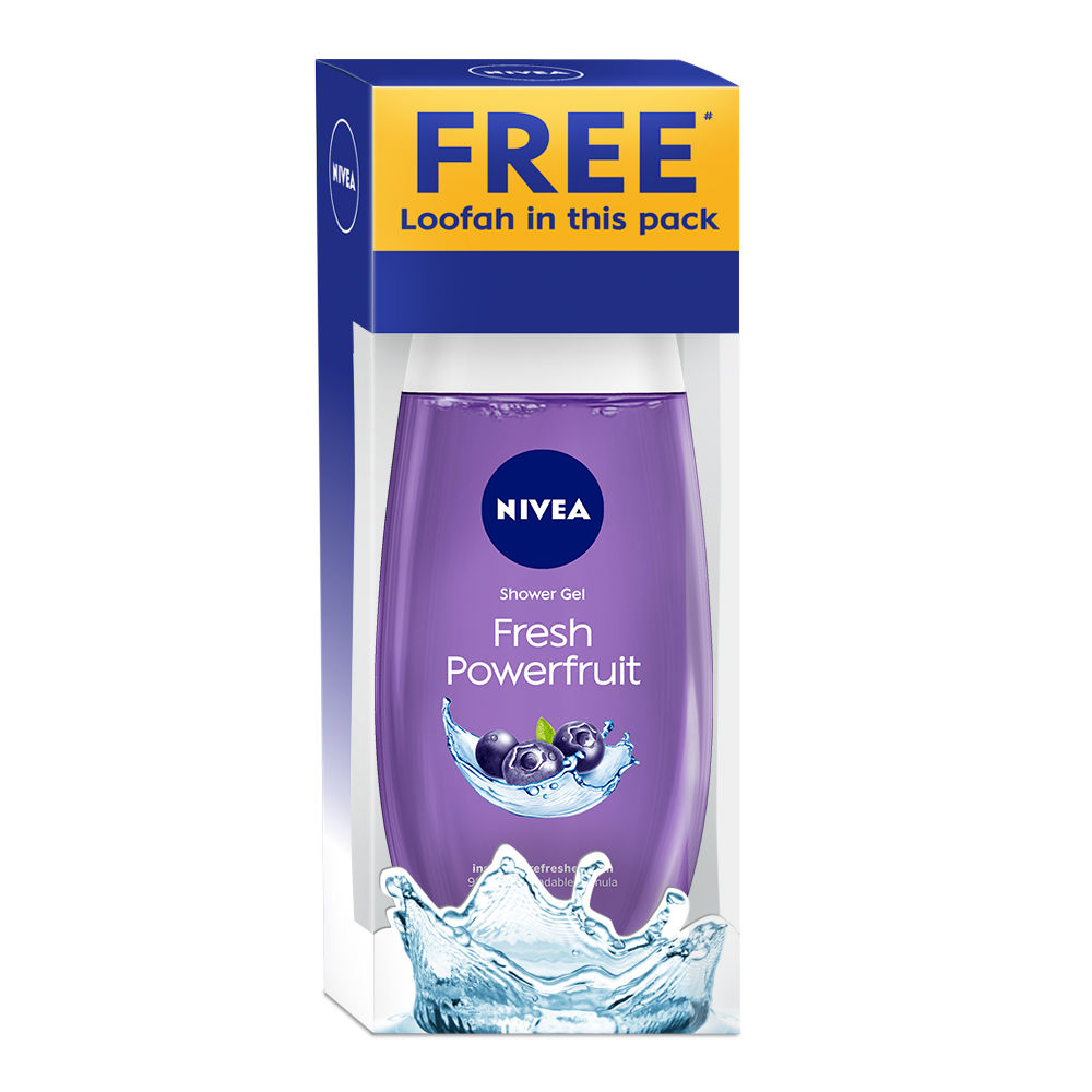 Buy Nivea Powerfruit & care oil Body wash for long-lasting freshness - Purplle