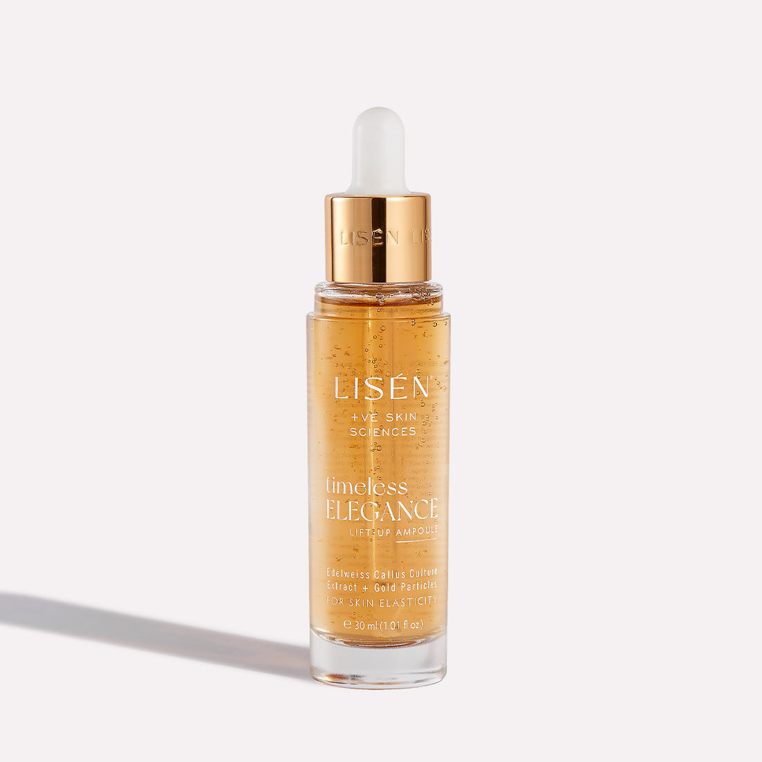 Buy LISEN Timeless Elegance- Ampoule, 30 ML | Formulated with Edelweiss Callus Culture Extract + Gold Particles for Skin Elasticity (Women & Men) - Purplle